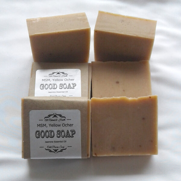 유황 황토 비누 MSM Yellow Ocher Soap 100g, 1kg
