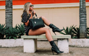 Model on pose